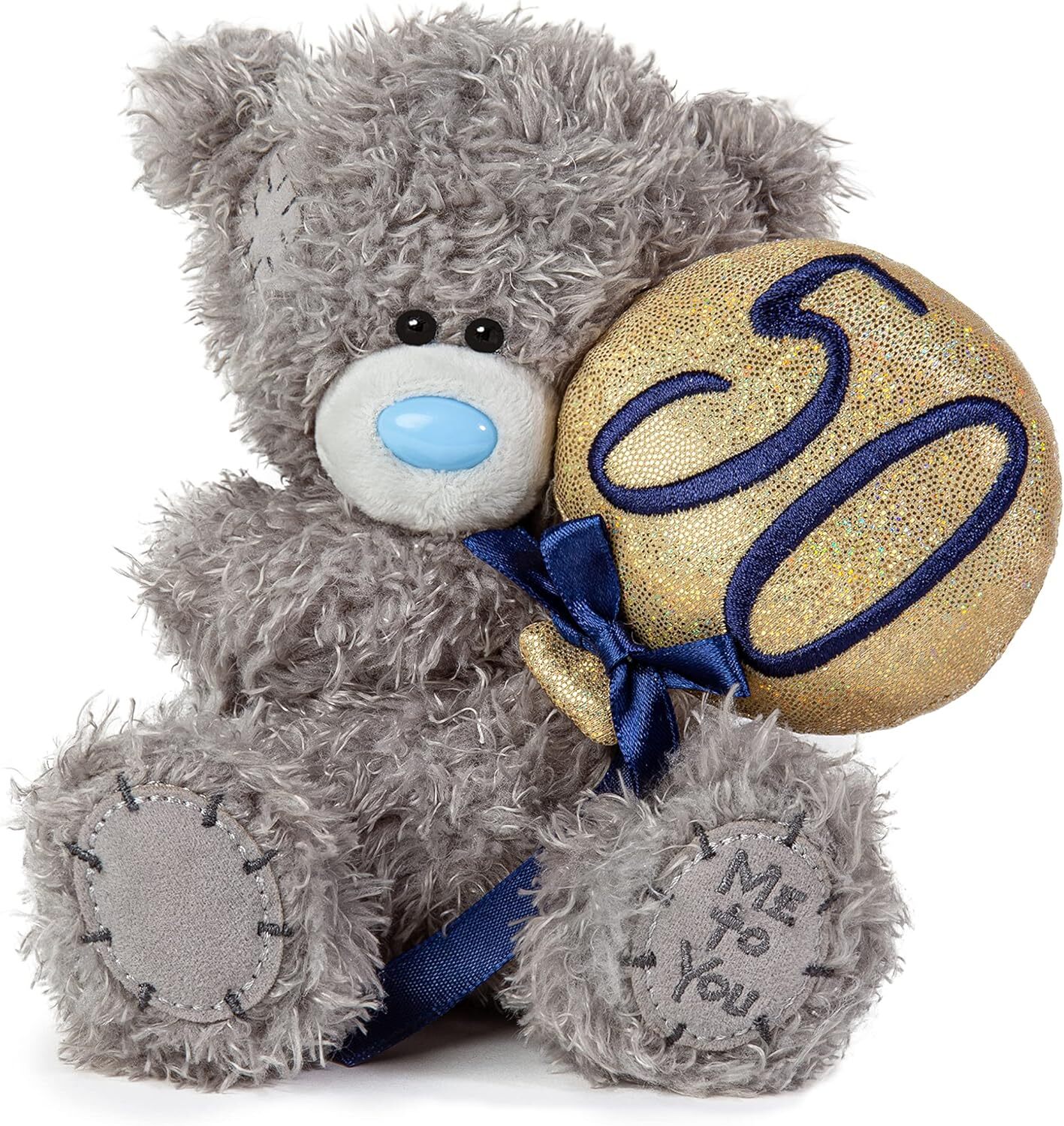 B&Q -  Tatty Teddy 50Th Birthday Bear Holding A 50 Balloon - Image 2