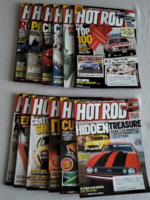 Hot Rod Magazine 2008 Full Year Lot Set Of 12 Issues Good+ Condition