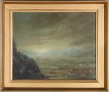 Laurie Knot (b.1921) - Mid 20th Century Oil, Near Mount Herbert, Australia