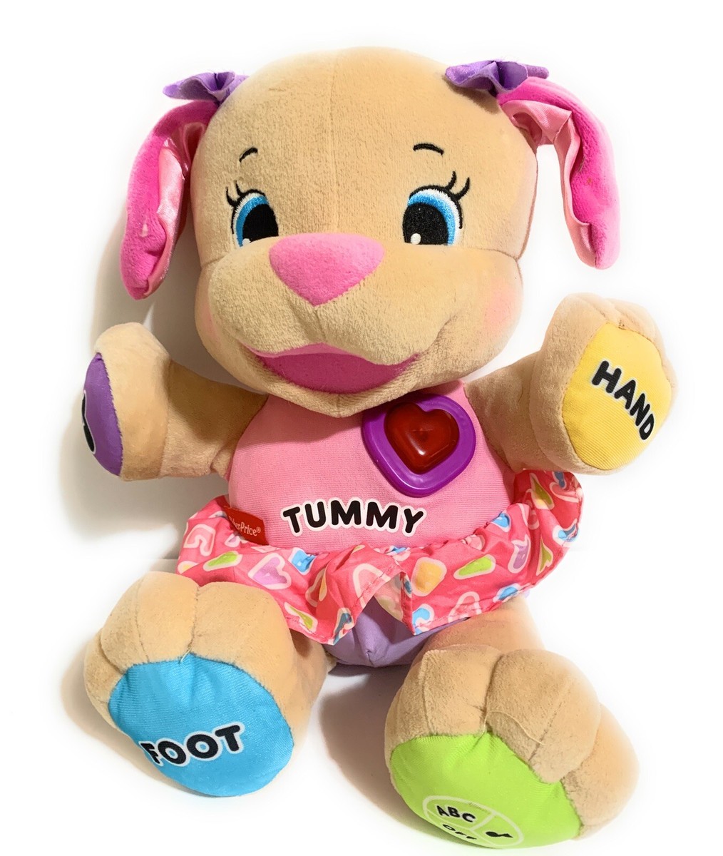 Fisher Price Laugh and Learn Smart Stages Interactive Girl Puppy Dog Plush  Music