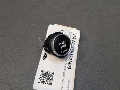 Knopf Start-Up / Stop Antriebsmotor - BMW X5 II E70 Von 2007 Rechts Mars 2014 -
