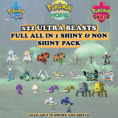 Pokemon Sword and Shield Ultra Beast Bundle 6IV-EV Trained