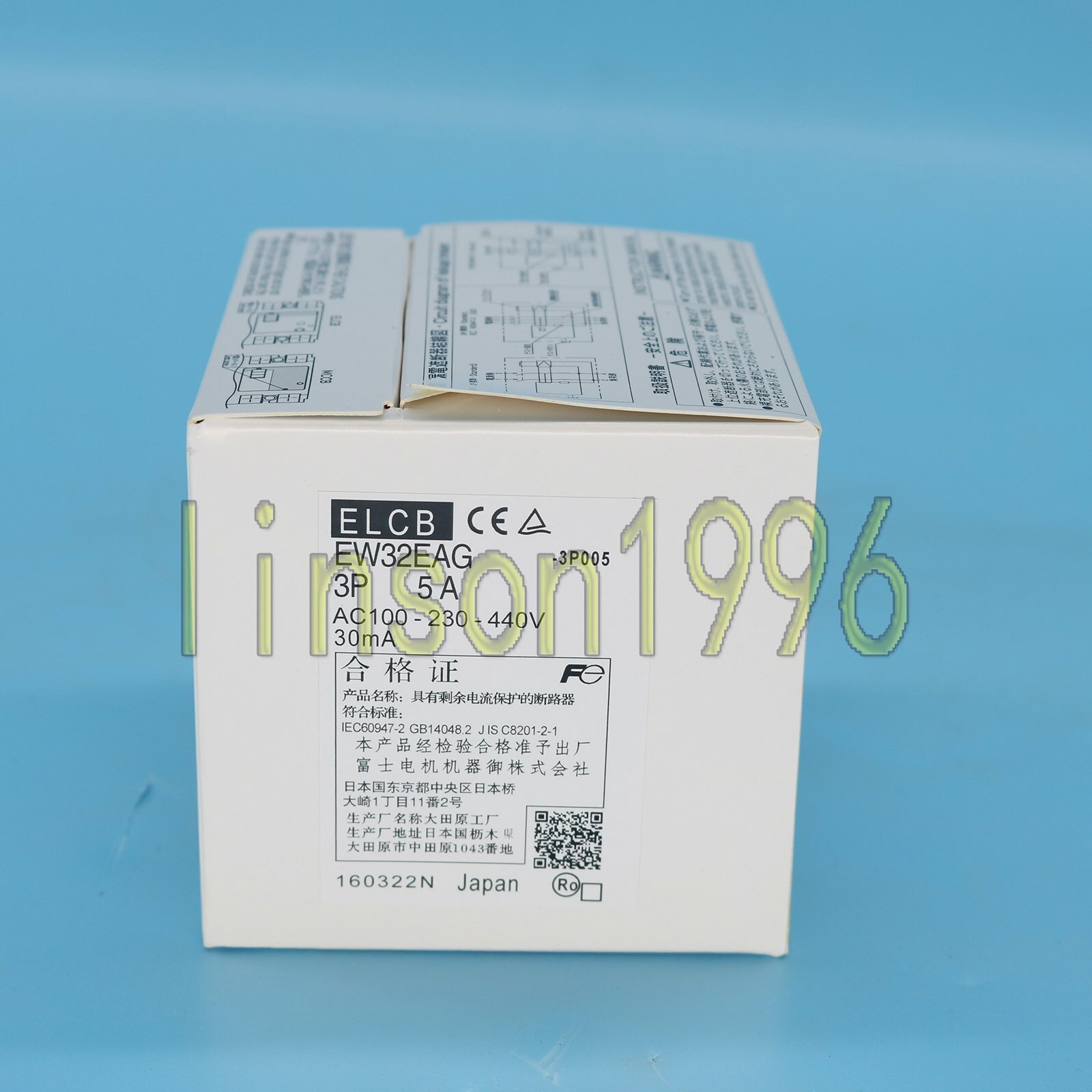 Fuji Electric Earth Leakage Circuit Breaker Ew32eag 30a For Sale Online Ebay