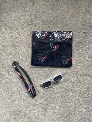 Houston Texans NFL Game Day Paket 2022 - Original USA vs. LA Sonnenbrille Schal