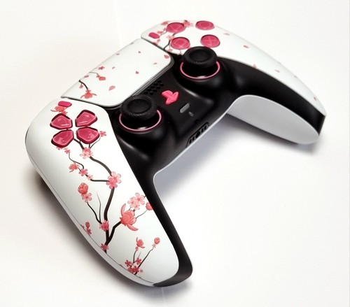 Custom PS5 Dualsense Controller - Sakura Cherry Blossom *NEW* - Picture 2 of 4