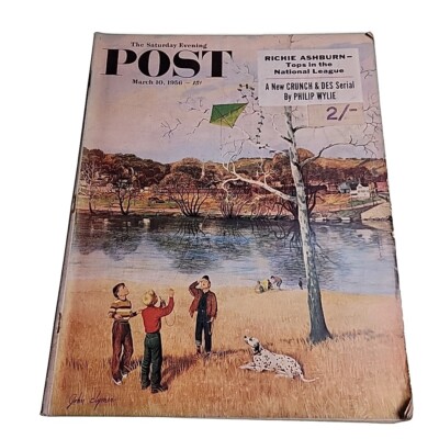 The Saturday Evening Post March 1956 Magazine