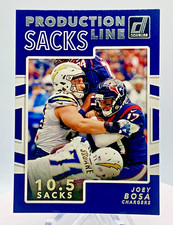 2017 Panini Donruss - Production Lines Sacks Joey Bosa #10
