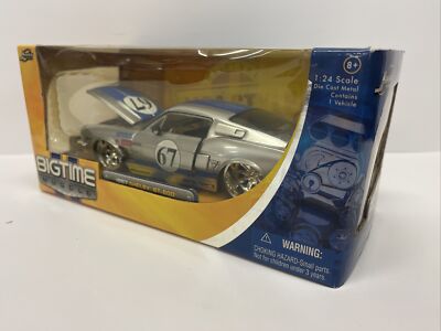 Jada Big Time Muscle 1967 Shelby GT-500 1/24 Diecast Silver With