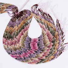 Multi Sapphire Gemstone Round Faceted Beads 2.5X2.5 mm Strand 12.5" EB-908