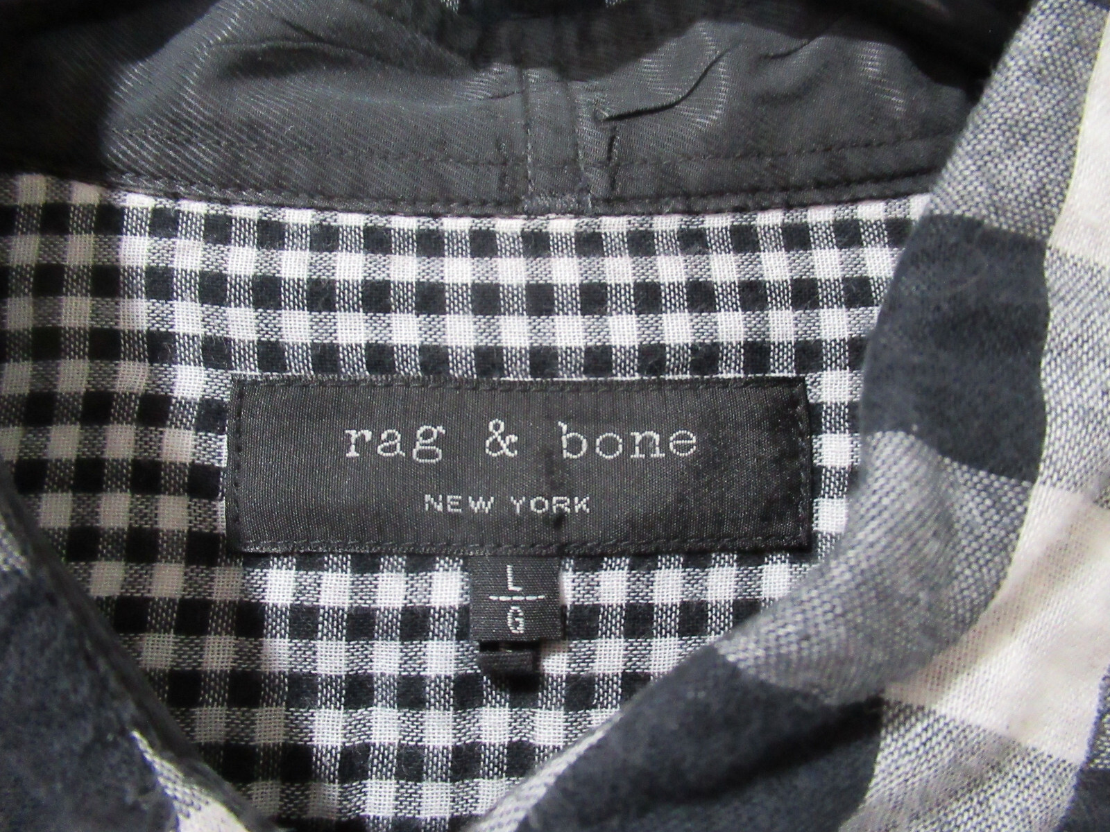 rag & bone double-weave multi Gingham Check shirt… - image 4