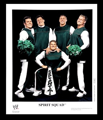 WWE SPIRIT SQUAD P-1097 OFFICIAL LICENSED 8X10 ORIGINAL PROMO PHOTO FROM 2006