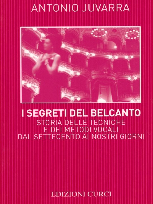 Libro I segreti del belcanto Antonio Juvarra