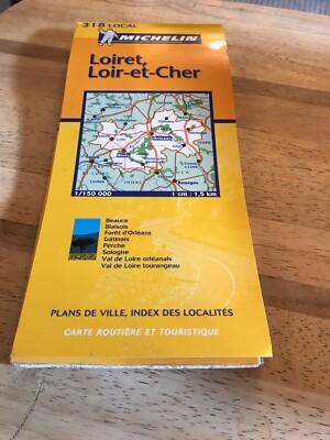 Loiret/Loir-et-Cher 2003 (Michelin Ortskarten) Bogenkarte, Faltbuch Das Günstige