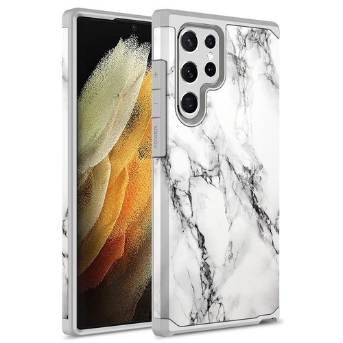 For Samsung Galaxy S22 Ultra Hybrid Graphic Colorful Armor Case - 第 9/12 張圖片