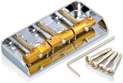 Wilkinson Telecaster Half (Short) Bridge with Staggered Brass Saddles