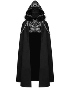 black cloak coat