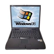 Notebook PC Computer Portatile DELL con Windows 98 Porta Seriale FLOPPY 21004
