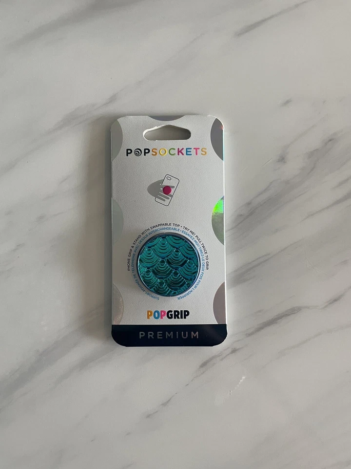 PopSockets Phone Grip Iridescent Mermaid Wave POPGRIP PopSocket - 5 PACK - Image 4 of 4