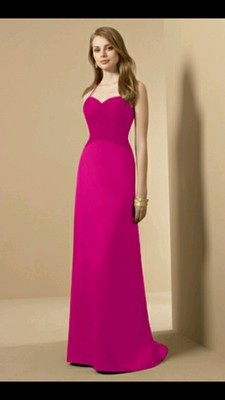 Alfred Angelo Bridesmaid Dress style 6498 Sz 4 in Robins Egg Blue | eBay