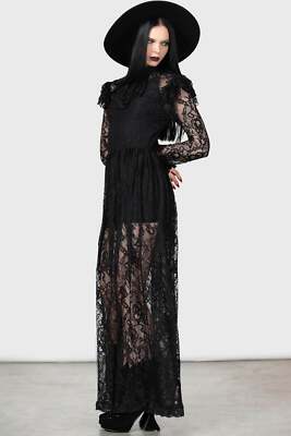 KILLSTAR Maxikleid - Enmity Spitze Vampir Goth Gothic Alternative