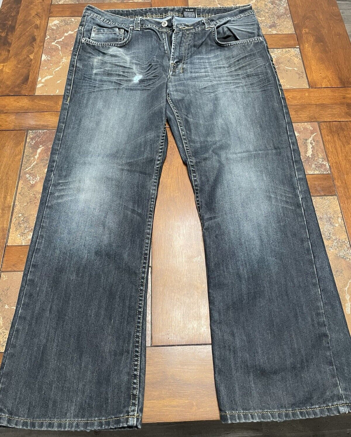 Buffalo David Bitton Travis Basic Blue Jeans, Men… - image 1