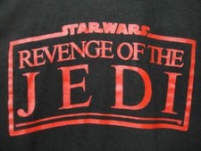 Rare STARWARS REVENGE OF THE JEDI OFFICIAL T-SHIRT 1982 VINTAGE