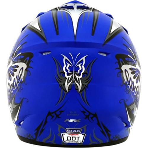 af_1122_2017様 FX-17 Helmet Butterfly Matte Blue UTV ATV Off-Road small