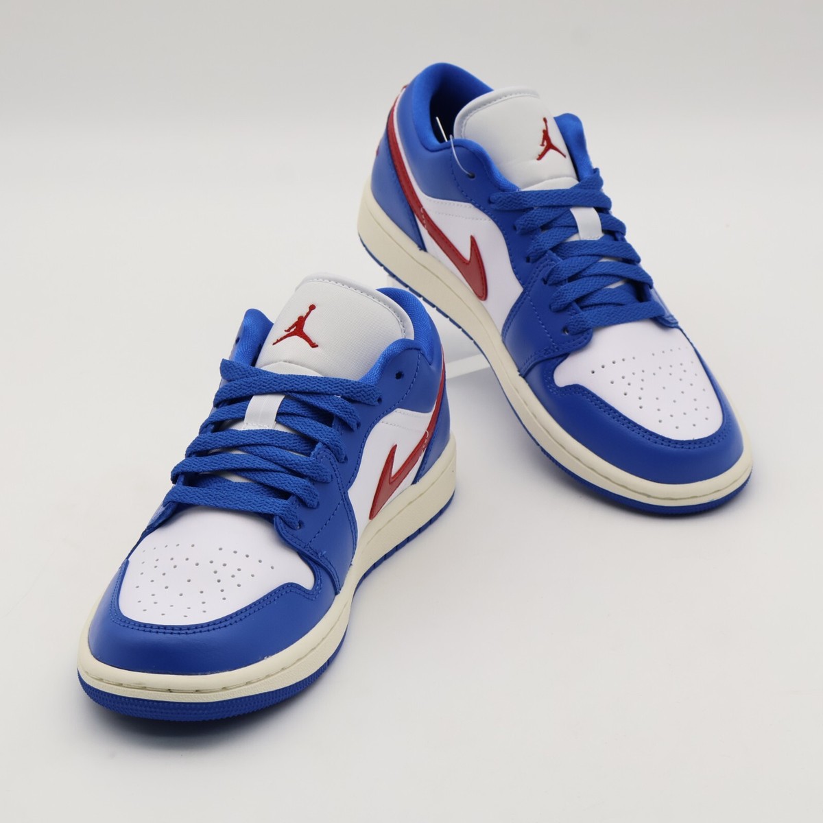 DC0774-416 Nike Air Jordan 1 Low Sport Blue Gym Red Sail White