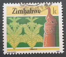 Zimbabwe: 1985 National Infrastructure - 1c Tobacco - Perf. 14 - Used Stamp