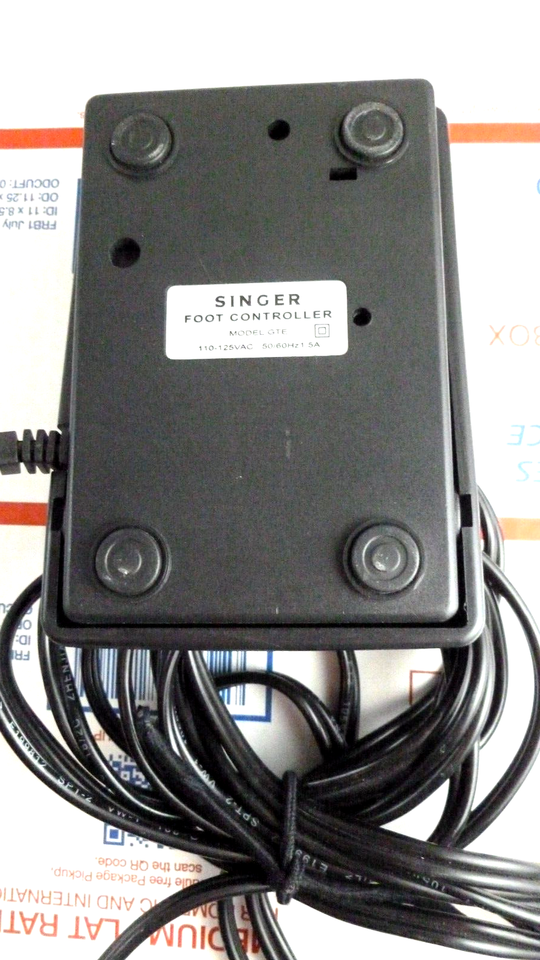 OEM Genuine SINGER Sewing Machine Foot Pedal Speed Control Controller
