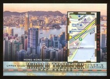 HONG KONG 2019 Upper Deck Goodwin Champions #WT-241 World Traveler Map Relic (B)
