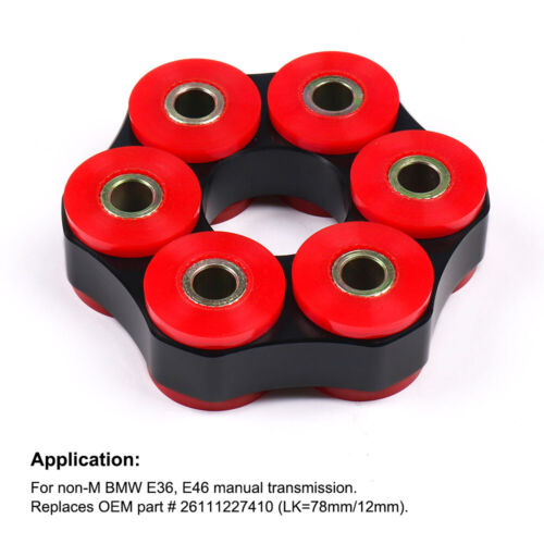 For 78/12mm BMW E36 E46 Manual Transmission Drive Shaft Flex Disc 26111227410 - Picture 4 of 6