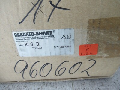 Gardner Denver BLS3 Systemsteuerung DGD 960602 Servo Verstärker 
