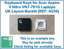 Keyboard Replacement Keys for Acer Aspire V Nitro VN7-791G Laptops UK Backlit