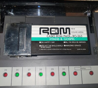 Vintage Casio MT-18 in original Box Casiotone Keyboard with ROM