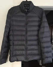 Michael Kors Motorcycle Down Jacket Cafe Racer Biker Packable Mens L NWT RARE