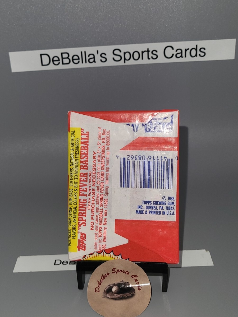 1988 Topps Major League Baseball Wax (1) pack 15 cards Sealed | eBay