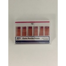 META GUTTA PERCHA POINTS 10 ISO SIZED - BOX OF 120 DENTAL