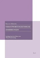 Verantwortungsethische Anmerkungen Roland Mierzwa Taschenbuch 152 S. Deutsch