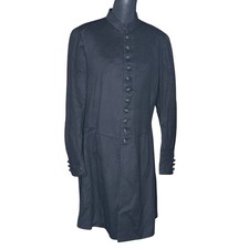 Antique 1926 Men Black Wool Frock Coat Tailcoat 38 Chest Chicago Uniform