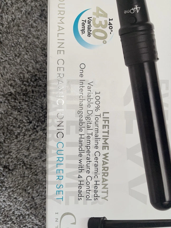 Cortex 4 in 1 Pro Clipless Curling Iron 4 Ceramic Ionic Far Infared Tourmaline - Image 4 of 4
