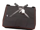 Genuine Fiat Abarth Garment Bag, Black with Red Piping - 124