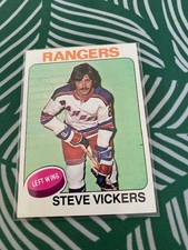 1975-76 Topps - Steve Vickers #19 - FREE SHIPPING