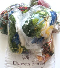 Elizabeth Bradley Wool Needlepoint Yarn 5 Bundles