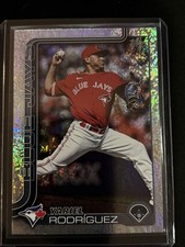 🔥Yariel Rodriguez 2025 Topps Series 2  #694 Silver Crackle SP Blue Jays
