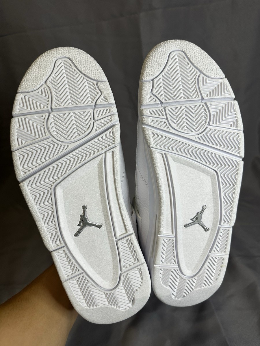 Size 10 - Air Jordan 4 Retro 25th Silver Anniversary for sale