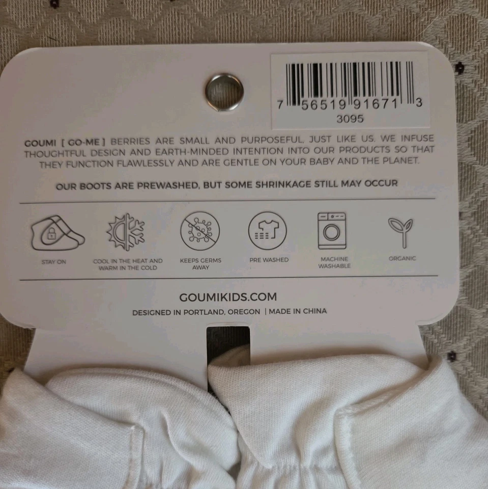 Goumi baby Stay on Boots 0-3M NWT - Image 3 of 4