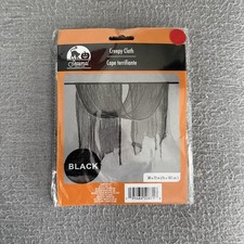 Seasonal Collection Creep Cloth Black Fabric ...