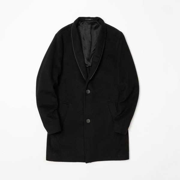 Men The Kooples Coat Black Cashmere 38 / M / 46