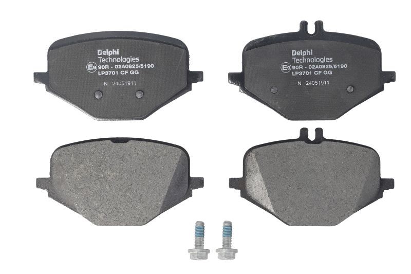 Plaquettes de frein à disque Delphi LP3701 avec revêtement anti-bruit